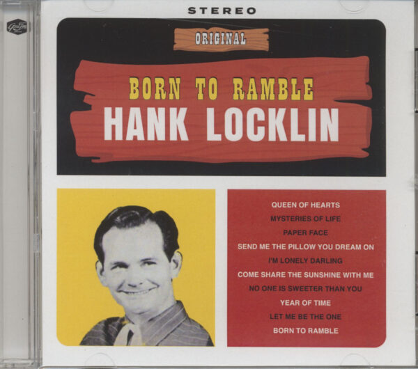 Hank Locklin - Born To Ramble (CD)