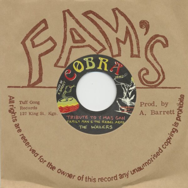 The Wailers - Tribute To Y Mas Gan - Steppers Rock (7inch