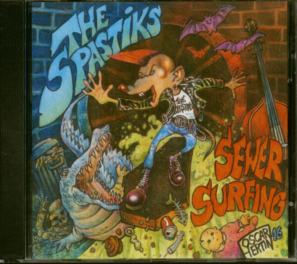 The Spastiks - Sewer Surfing (CD)