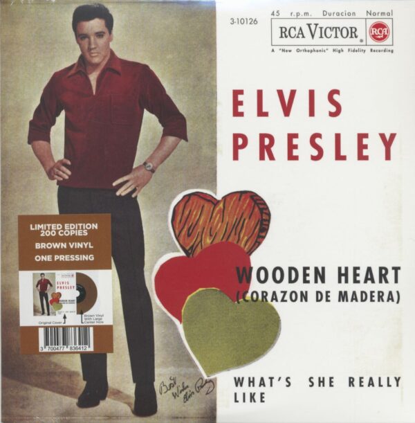 Elvis Presley - Wooden Heart (7inch