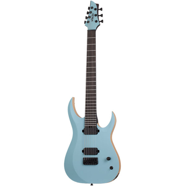 Schecter Signature John Browne TAO-7 Sonic Blue E-Gitarre