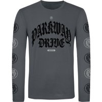 Parkway Drive Langarmshirt - Logo - S bis XXL - für Männer - Größe XXL - grau  - EMP exklusives Merchandise!