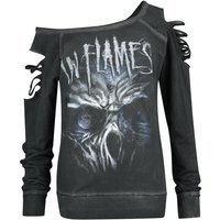 In Flames Sweatshirt - Ghost - S bis XXL - für Damen - Größe XXL - schwarz  - Lizenziertes Merchandise!