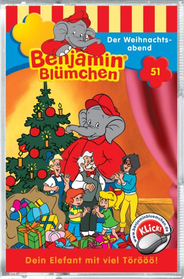 Benjamin Bluemchen - Folge 51: Der Weihnachtsabend [Musikkassette] [Musikkassette]