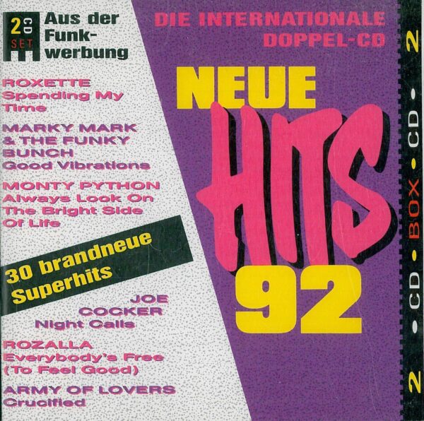 Neue Hits '92: die internationale Doppel-CD