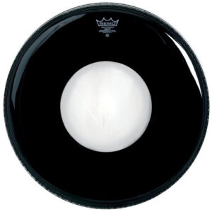 Bass Drum Fell Remo Ambassador Ebony 22" Center Hole