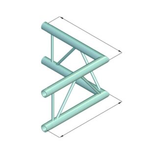 ALUTRUSS DECOLOCK DQ2-SPAC21V 2-Weg Ecke 90? sw