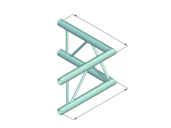 ALUTRUSS DECOLOCK DQ2-SPAC21V 2-Weg Ecke 90? sw