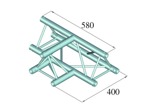 ALUTRUSS DECOLOCK DQ3-SPAT36 3-Weg T-St?ck 90? sw