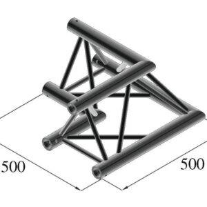 ALUTRUSS TRILOCK S-PAC 21 2-Weg-Ecke 90? schwarz