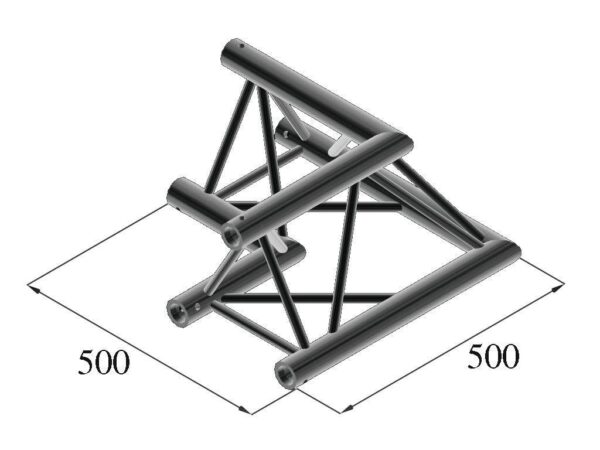 ALUTRUSS TRILOCK S-PAC 21 2-Weg-Ecke 90? schwarz