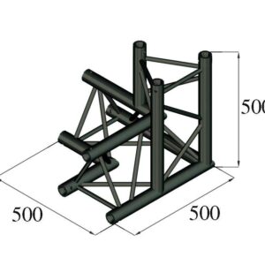 ALUTRUSS TRILOCK S-PAL-34 3-Weg-Ecke / links