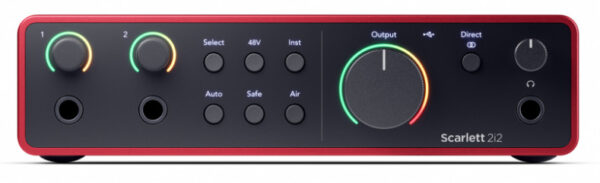 USB Interface Focusrite Scarlett 2i2 (4th Gen)