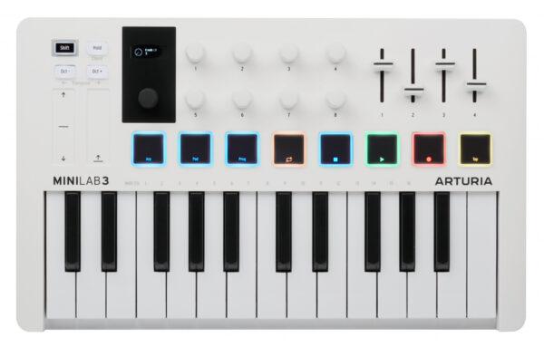 Controller Keyboard Arturia MiniLab 3 White