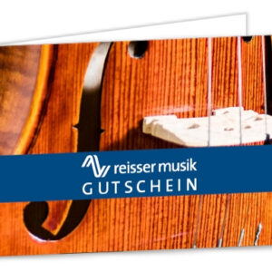 Geschenkgutschein Reisser Motiv Streichinstrument