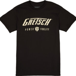 T-Shirt Gretsch Power & Fidelity BLK L