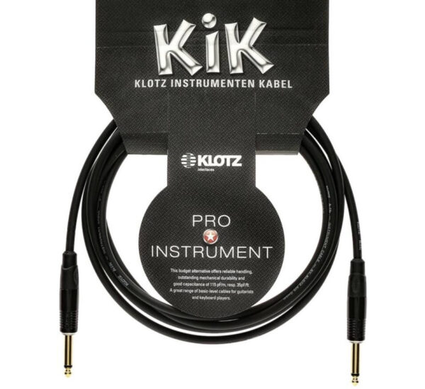 Instrumentenkabel Klotz KIKKG3.0PPSW