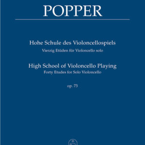 Etüden für Cello Hohe Schule des Violoncellospiels