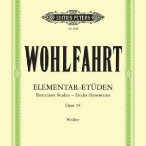 Etüden für Violine 40 Elementaretüden op.54