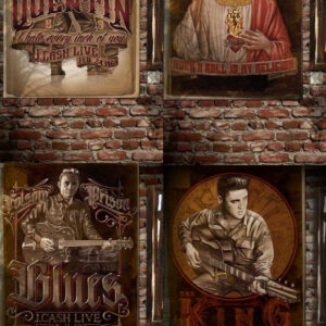 Rumble59 4er Poster Set - Music