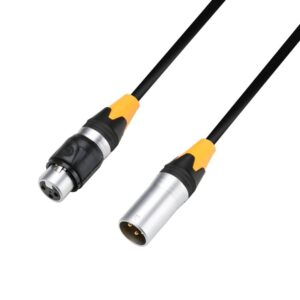 Adam Hall Cables K 4 DMF 0150 IP 65 - DMX- & AES/EBU-Kabel â€“ 3-Pol-XLR(m) auf XLR(f)