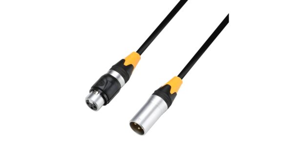 Adam Hall Cables K 4 DMF 0150 IP 65 - DMX- & AES/EBU-Kabel â€“ 3-Pol-XLR(m) auf XLR(f)