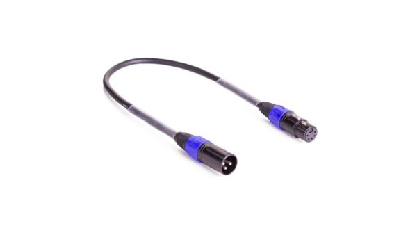 Admiral DMX Adapter Kabel 3-pin m 5-pin w XLR 50cm schwarz