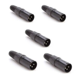 Admiral XLR Stecker 3-pin male 5 Stück