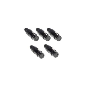 Admiral XLR Stecker 5-pin female 5 Stück