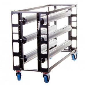 Admiral Balletfloor cart with 6xtubes and 2xhandle L180