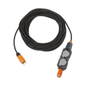 Brennenstuhl professional Powerblock mit Verlängerungsleitung / Verteilersteckdose 4-fach mit 10m Kabel in schwarz - 9162100160