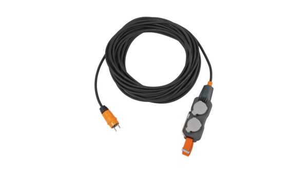 Brennenstuhl professional Powerblock mit Verlängerungsleitung / Verteilersteckdose 4-fach mit 10m Kabel in schwarz - 9162100160