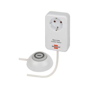 Brennenstuhl Eco Line Comfort Switch Adapter / Steckdose mit beleuchtetem Fußschalter - 1508220