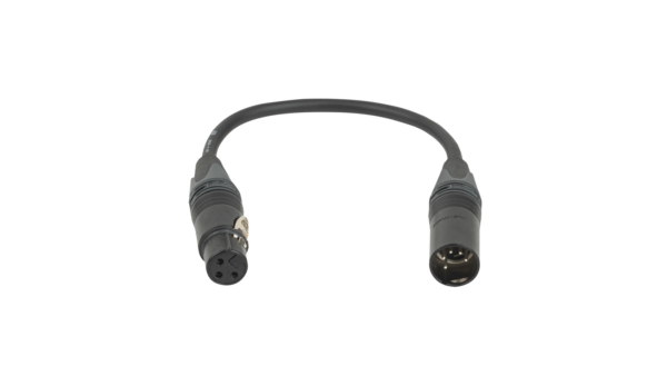 DAP 3-pin female to 5-pin male DMX adapter - Neutrik XX