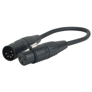 DAP FLA36 - XLR 5P male to XLR 3P female