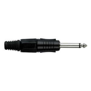 DAP 6.3 mm Jack Plug Mono Black housing