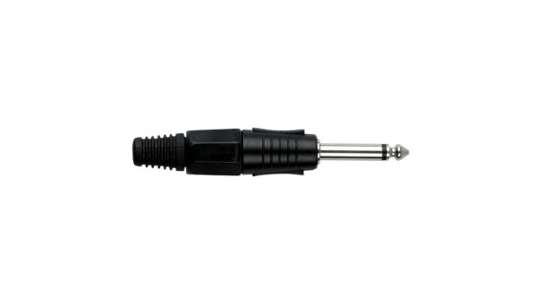 DAP 6.3 mm Jack Plug Mono Black housing