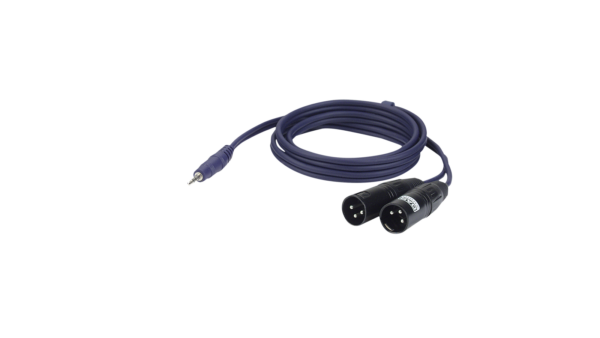 DAP FL46 - stereo mini-jack to 2 XLR/M 3P