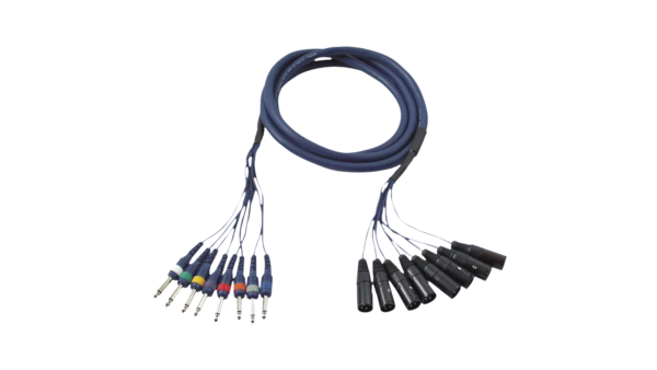 DAP FL62 - 8 XLR/M 3P to 8 Jack mono