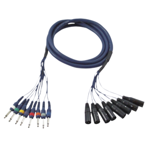 DAP FL62 - 8 XLR/M 3P to 8 Jack mono