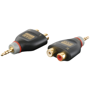 DAP XGA17 - mini-jack/M stereo to 2x RCA/F