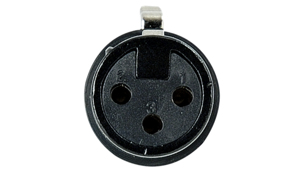 DAP XLR 3P Connector - female - black housing