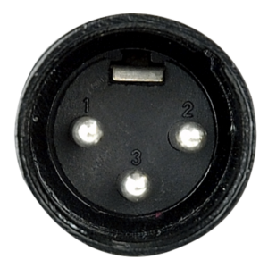 DAP XLR 3P Connector - male - black housing