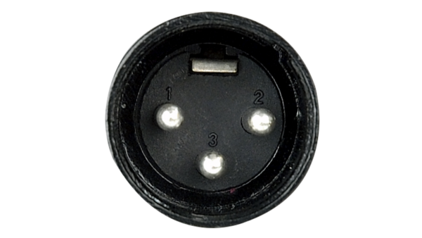 DAP XLR 3P Connector - male - black housing