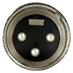 DAP XLR 3P Connector - male - nickel housing