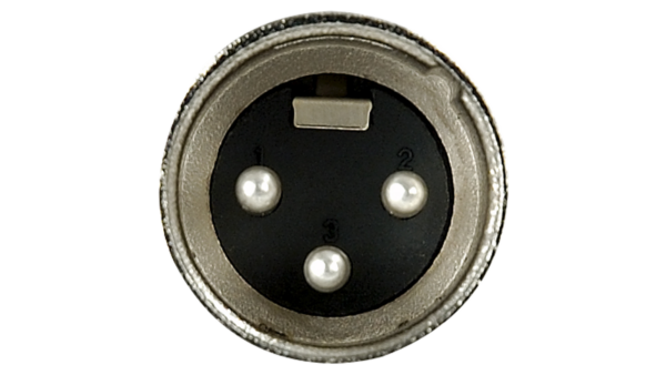 DAP XLR 3P Connector - male - nickel housing