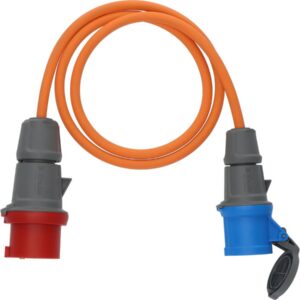 Camping-Adapterkabel/CEE-Adapter mit 400V/16A CEE-Stecker und CEE-Kupplung (1