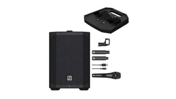 EV EVERSE 8-Schwarz Bundle mit Tray + Sennheiser Sennheiser XSW-D VOCAL SET