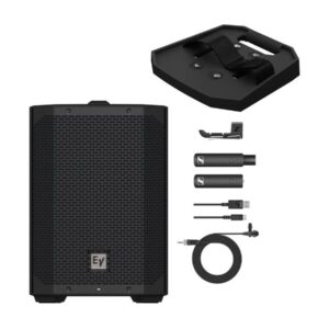 EV EVERSE 8-Schwarz Bundle mit Tray + Sennheiser XSW-D LAVALIER SET