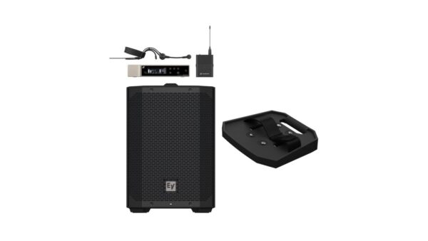 EV EVERSE 8-Schwarz Bundle mit Tray + Sennheiser EW-D ME3